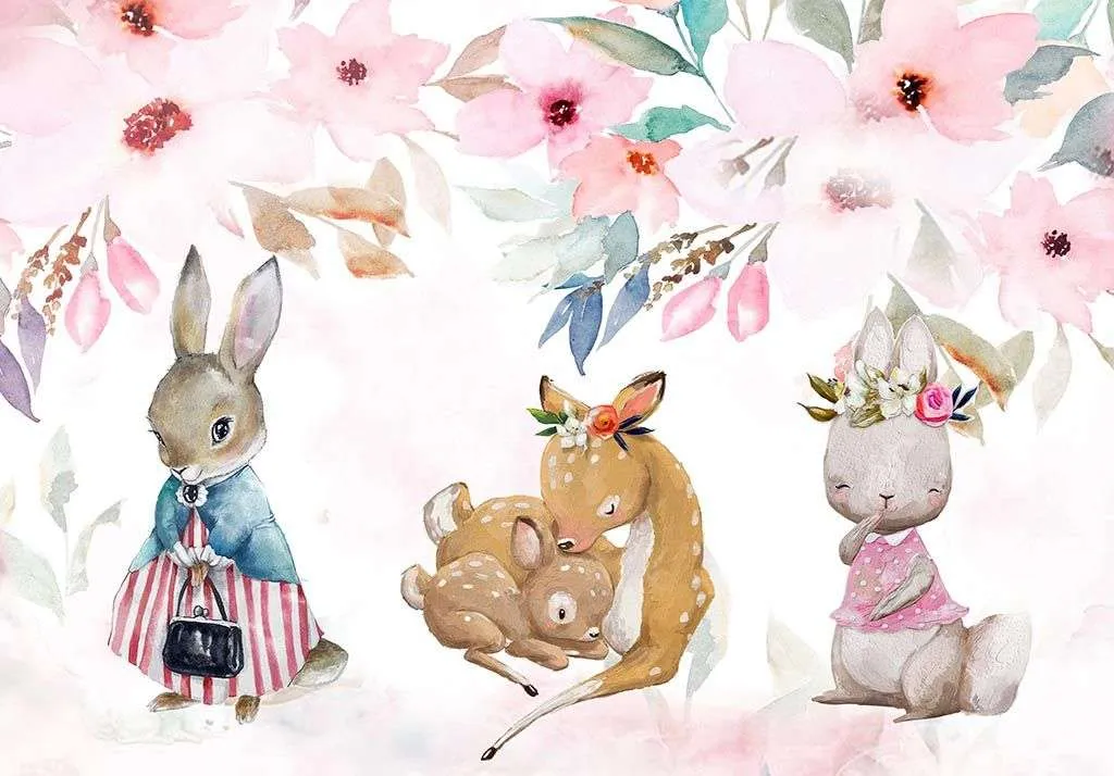 Фотообои в интерьере детская иллюстрация  14-005 фото