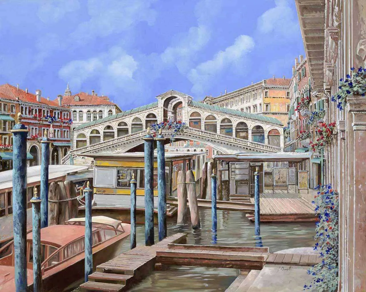 Фотообои в интерьере архитектура венеции  8-110 фото