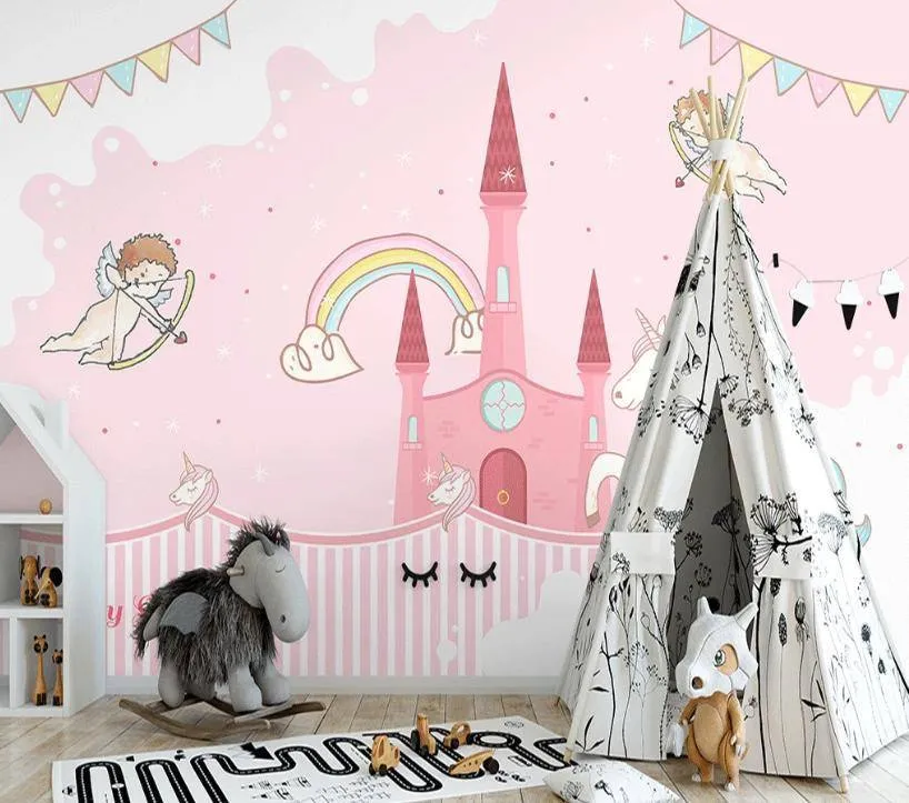 Фотообои Замок и единорог  15-346