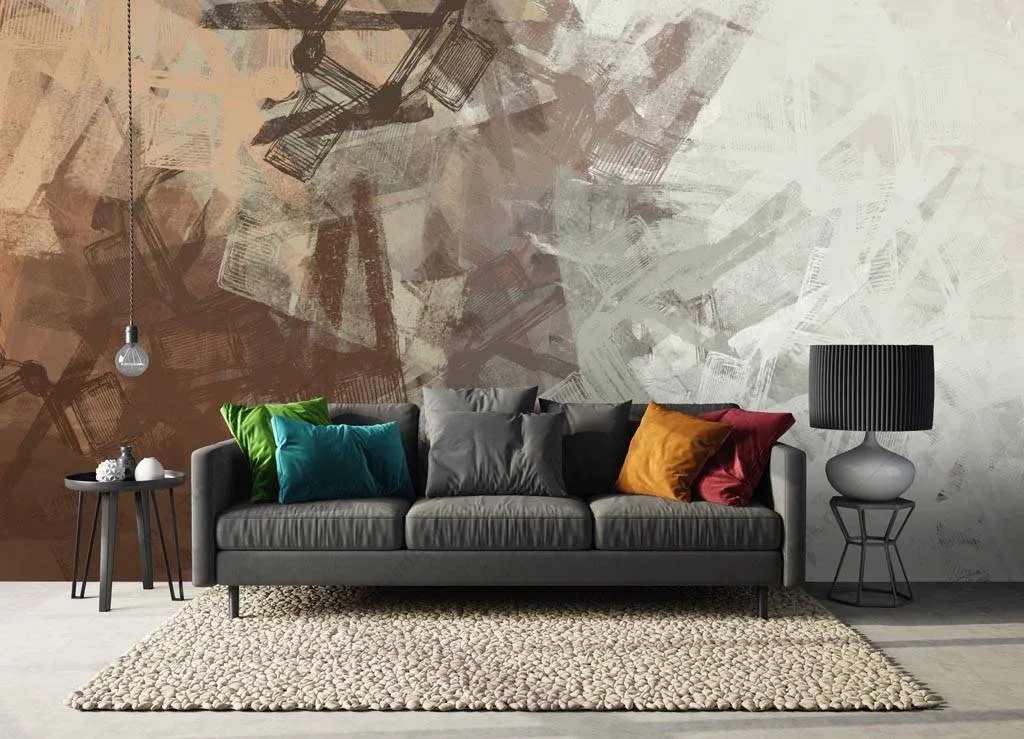 Фотообои Монохромная абстракция  9-1340