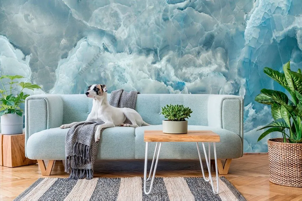 Фотообои в интерьере небесная абстракция  9-1453 фото