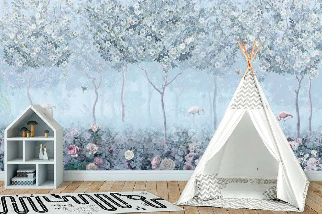 Фотообои Бесшовные обои на стену:  Сказочный сад. Артикул: 13-123  