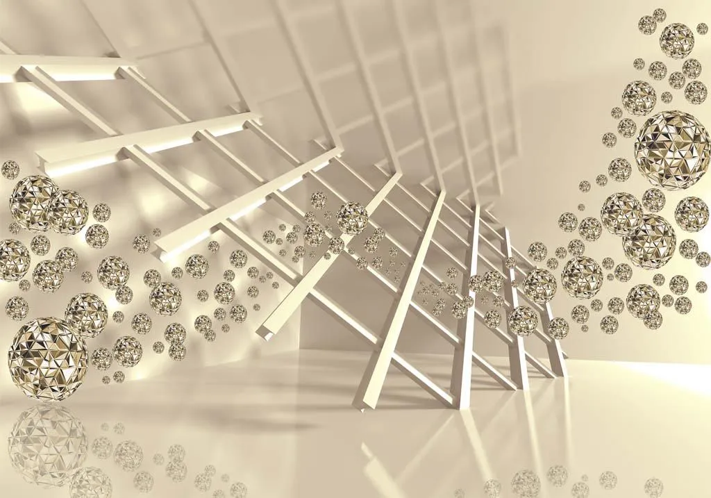 Фотообои в интерьере 3д лестница  10-848 фото