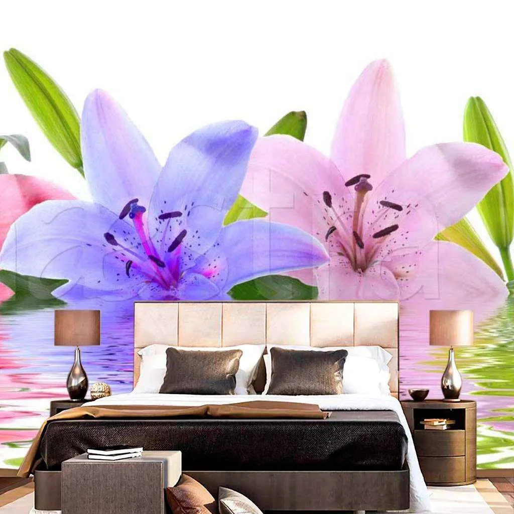 Фотообои Цветные лилии  10-381