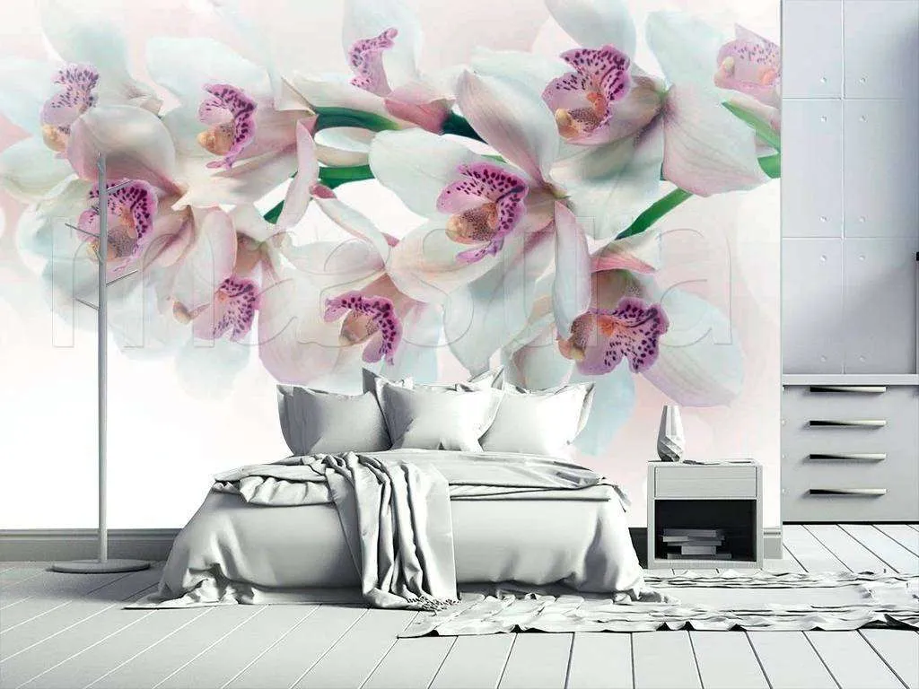Фотообои Цветок розовой орхидеи  4-014