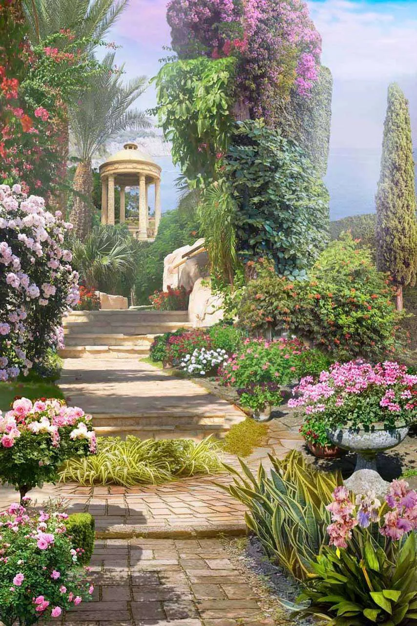 Фотообои в интерьере живописная лестница  7-349 фото