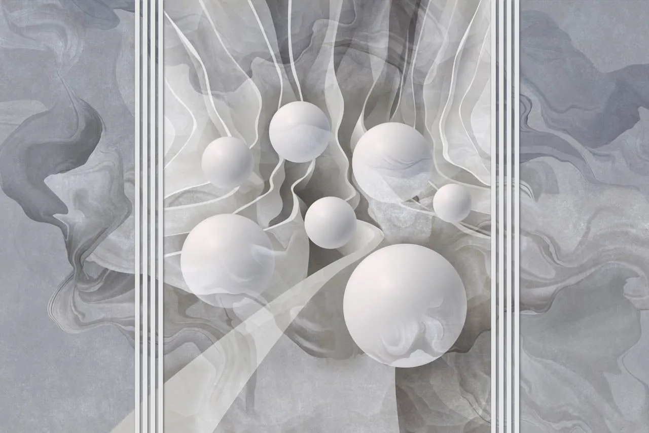 Фотообои в интерьере 3д абстракция  13-702 фото