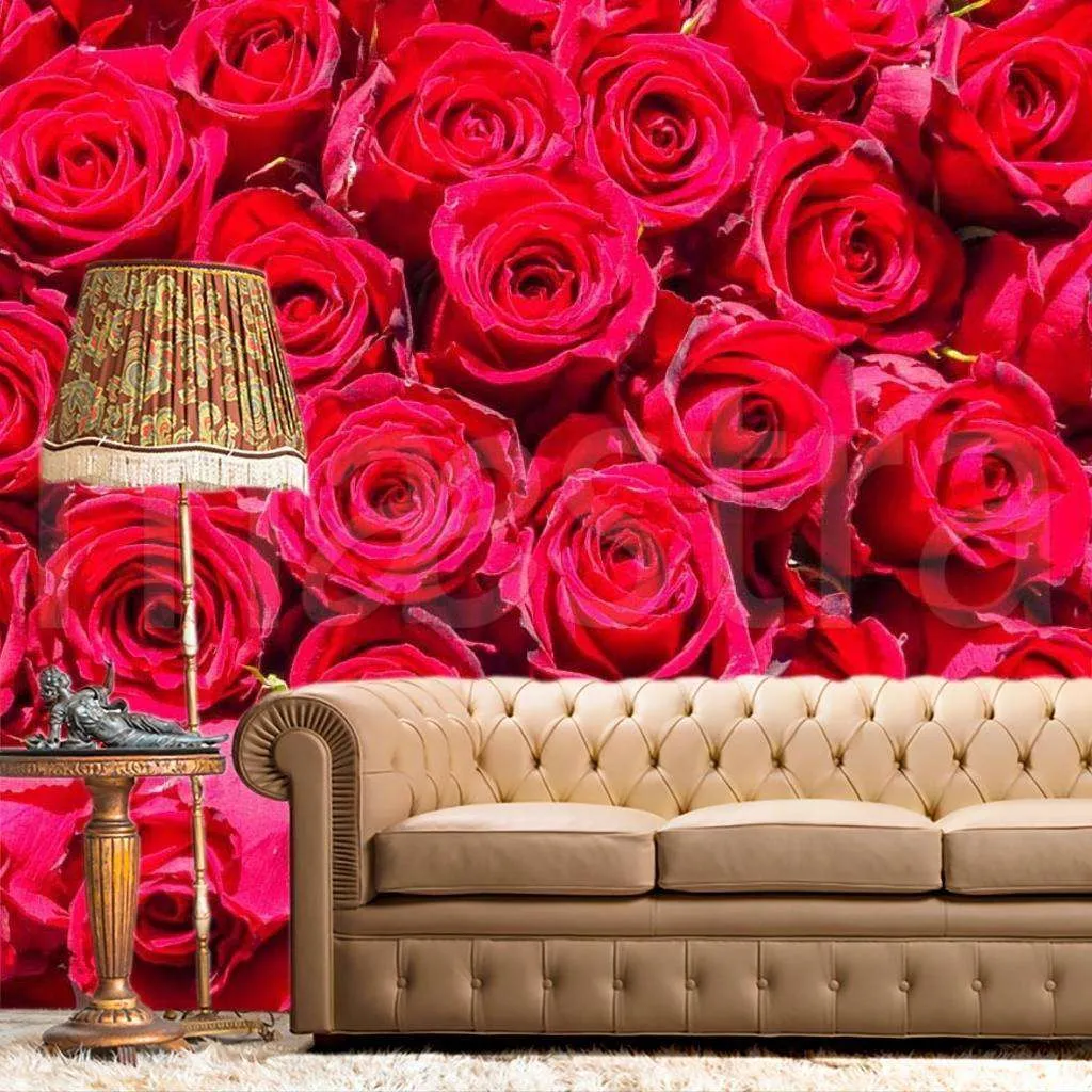 Фотообои Красные розы богатые  10-291