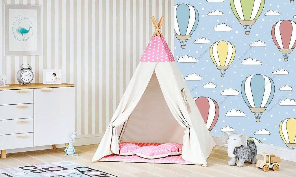 Фотообои в интерьере шарики  12-856 фото