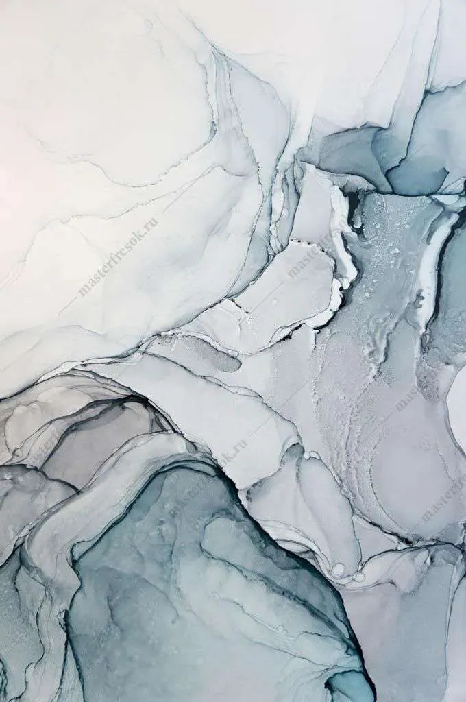 Фотообои в интерьере флюид арт нежный фон  9-1047 фото