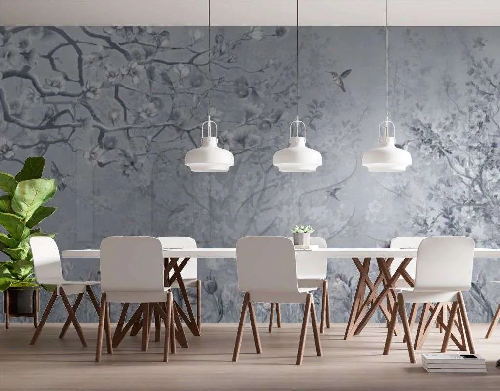 Фотообои в интерьере райский луг  7-996 фото