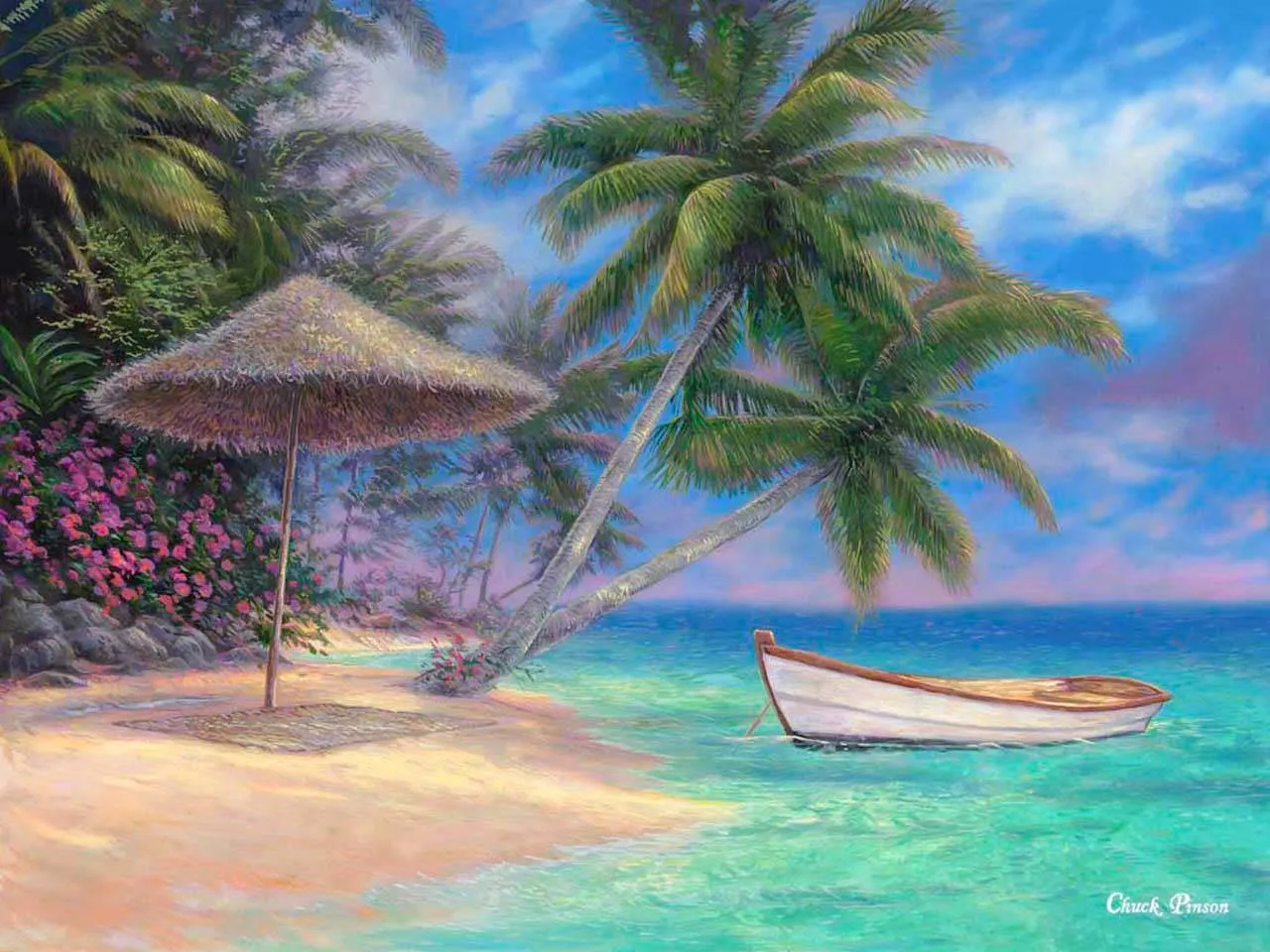 Фотообои в интерьере необитаемый остров  8-158 фото