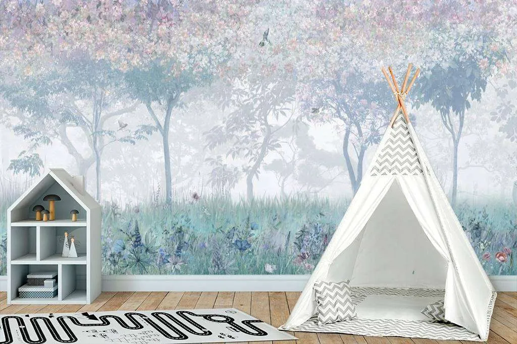 Фотообои Бесшовные обои на стену:  Сказочный лес. Артикул: 13-023  