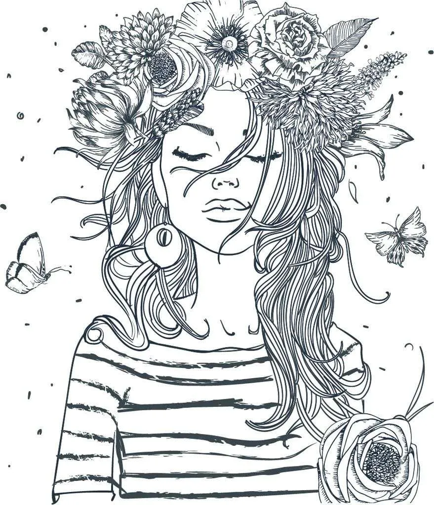 Фотообои в интерьере девочка мечтает  12-629 фото