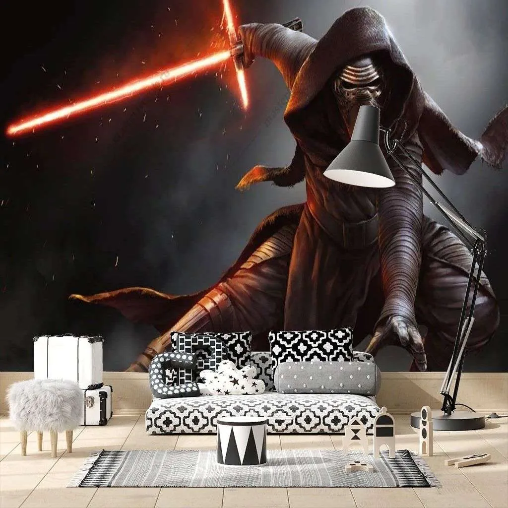 Фотообои в интерьере кайло рен  12-1215 фото