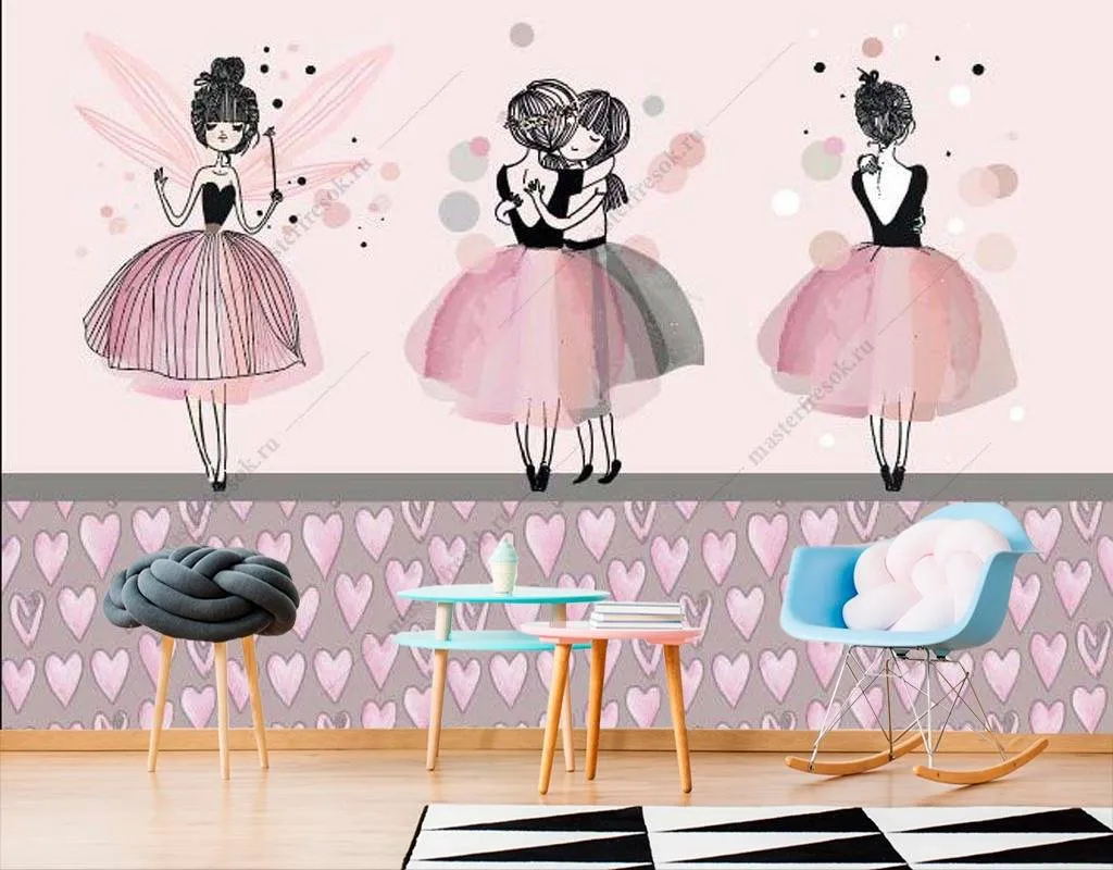 Фотообои Девочка-балерина  14-027