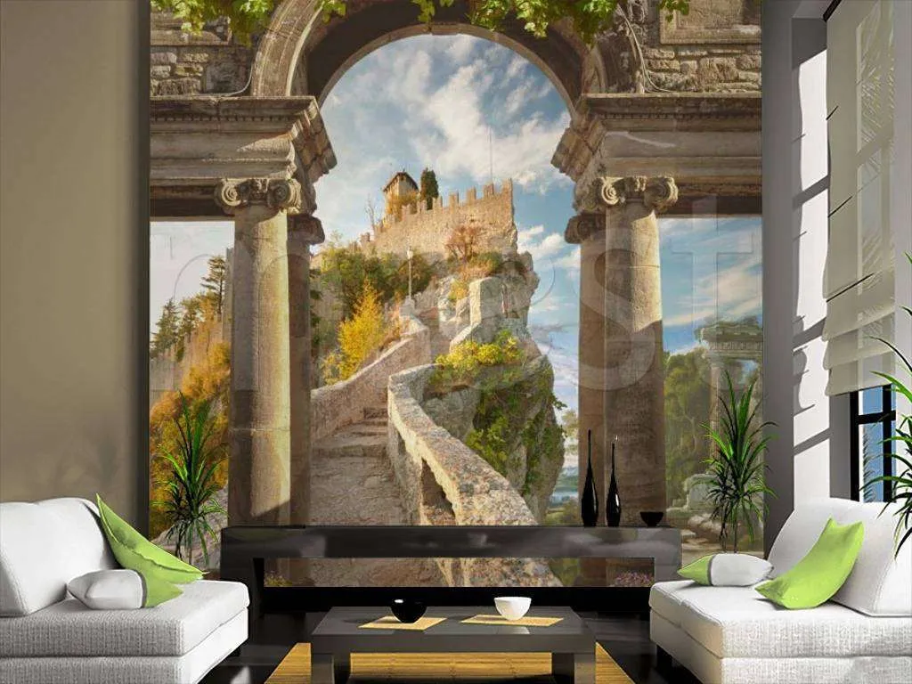 Фотообои Живописные развалины замка  5-027