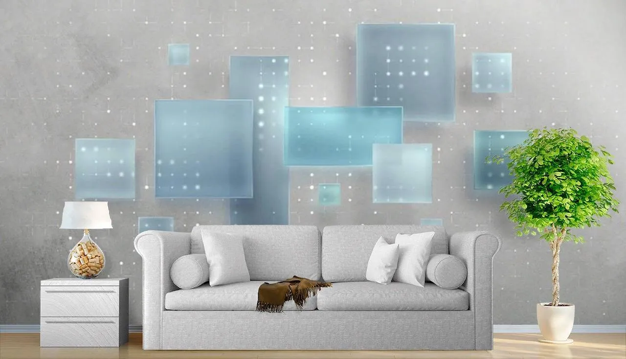 Фотообои 3д прозрачный фон  15-433