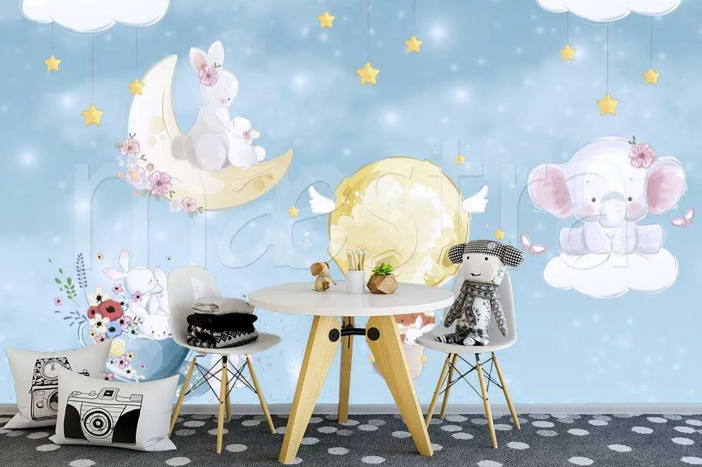 Фотообои Бесшовные обои на стену:  Милые зверята. Артикул: 12-459  