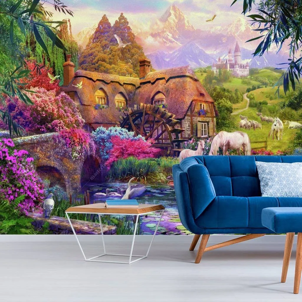 Фотообои Домик в сказочном лесу  8-316