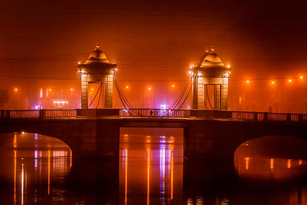 Фотообои в интерьере фонтанка в питере  9-625 фото