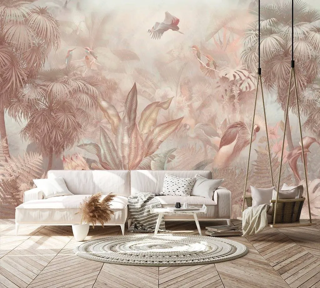 Фотообои Розовые тропики  13-267