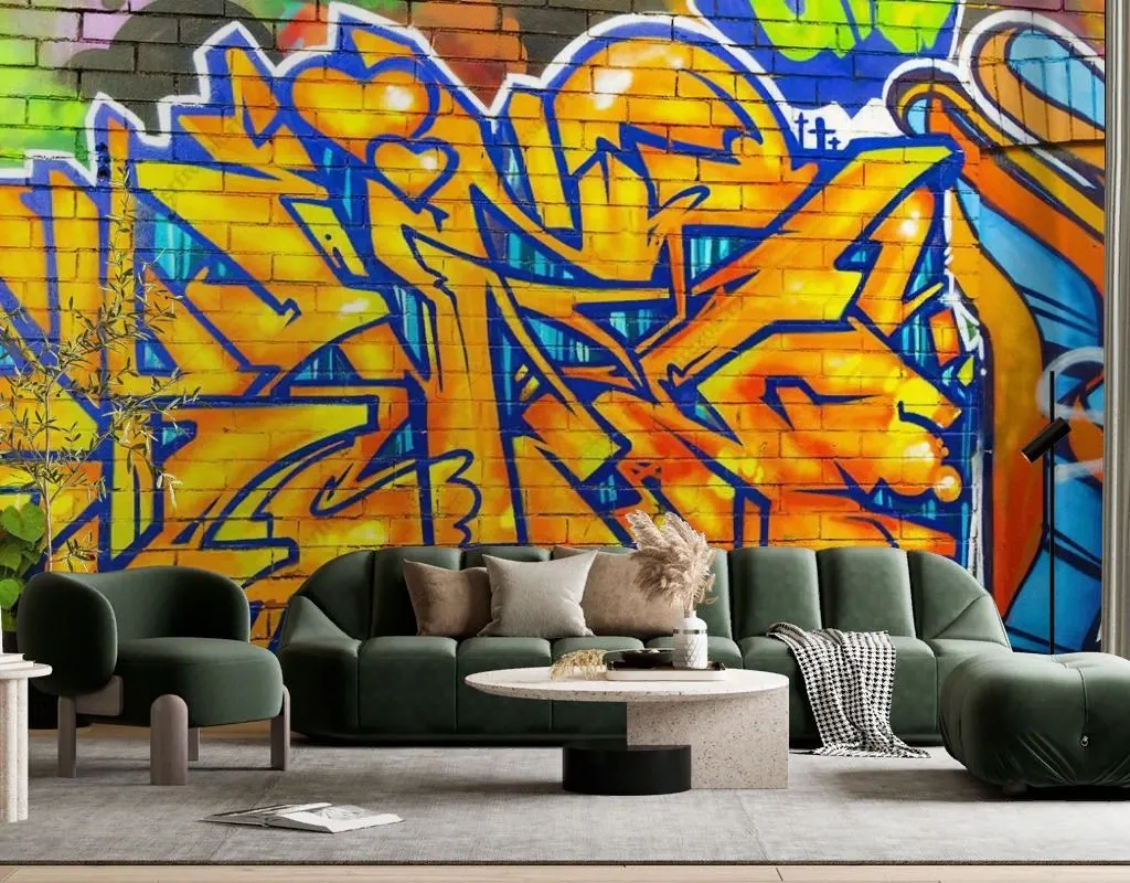 Фотообои Арт граффити на стене  12-1575