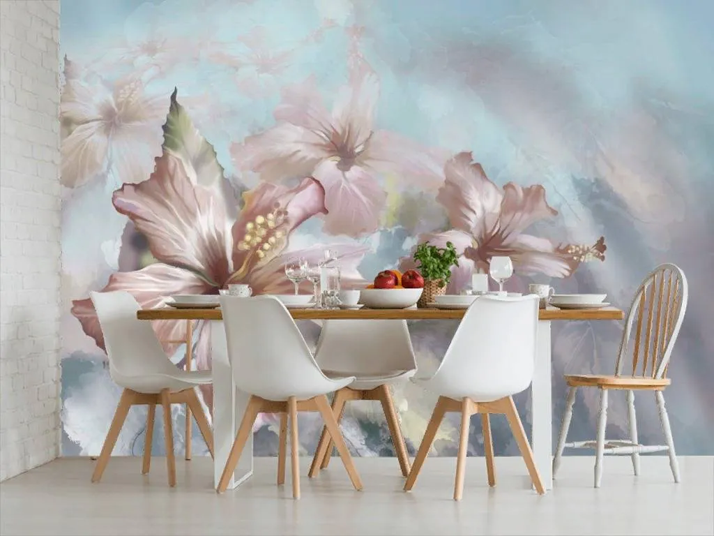 Фотообои в интерьере чайная роза  13-279 фото