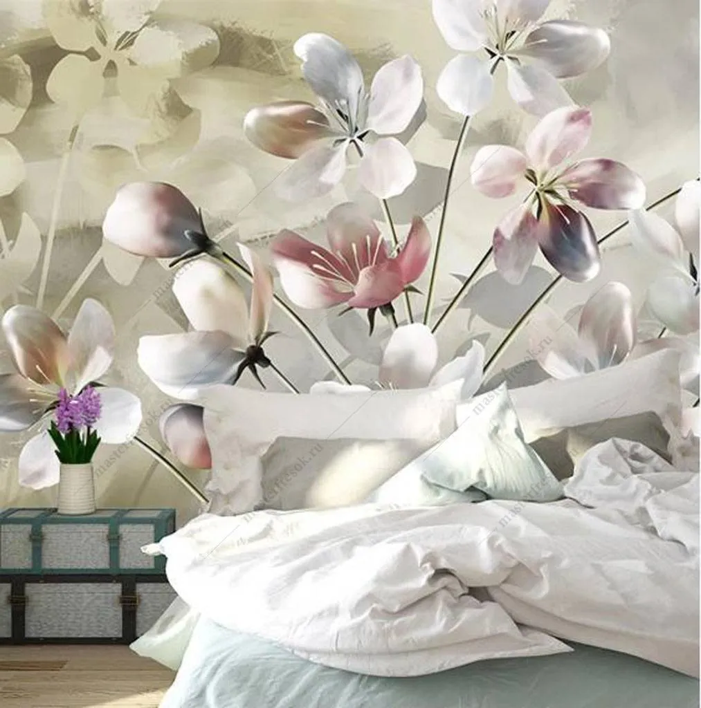 Фотообои Магнолия розовая  16-153