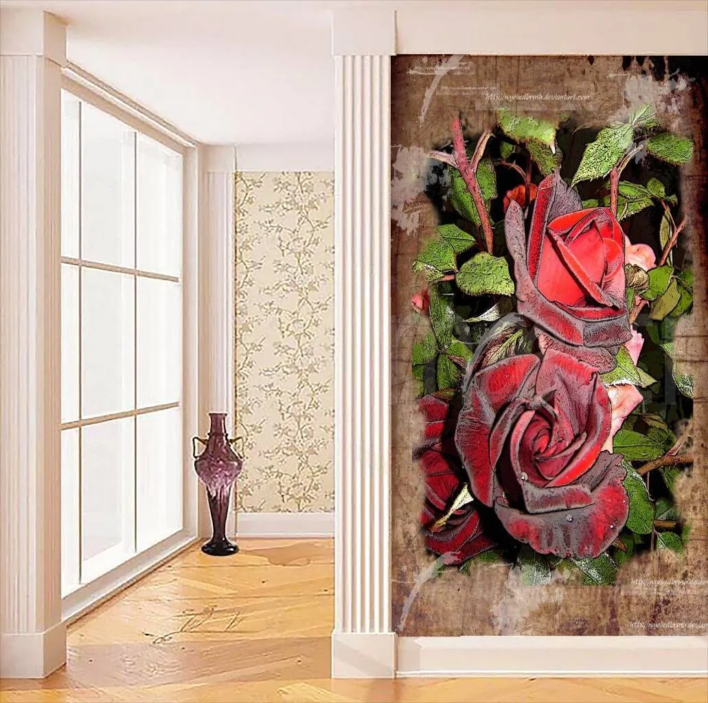 Фотообои Роза абстракция  2-110