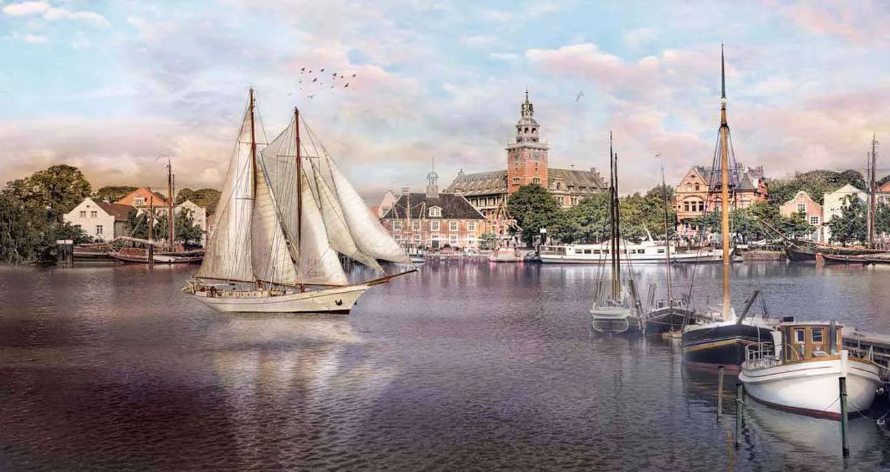 Фотообои в интерьере парусная регата  7-386 фото