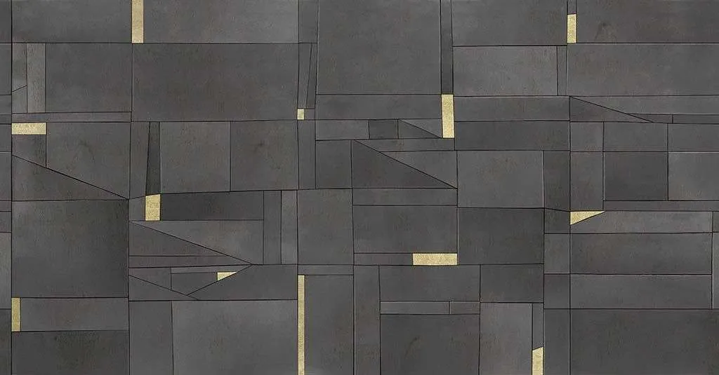 Фотообои в интерьере серый геометрический фон  9-1389 фото