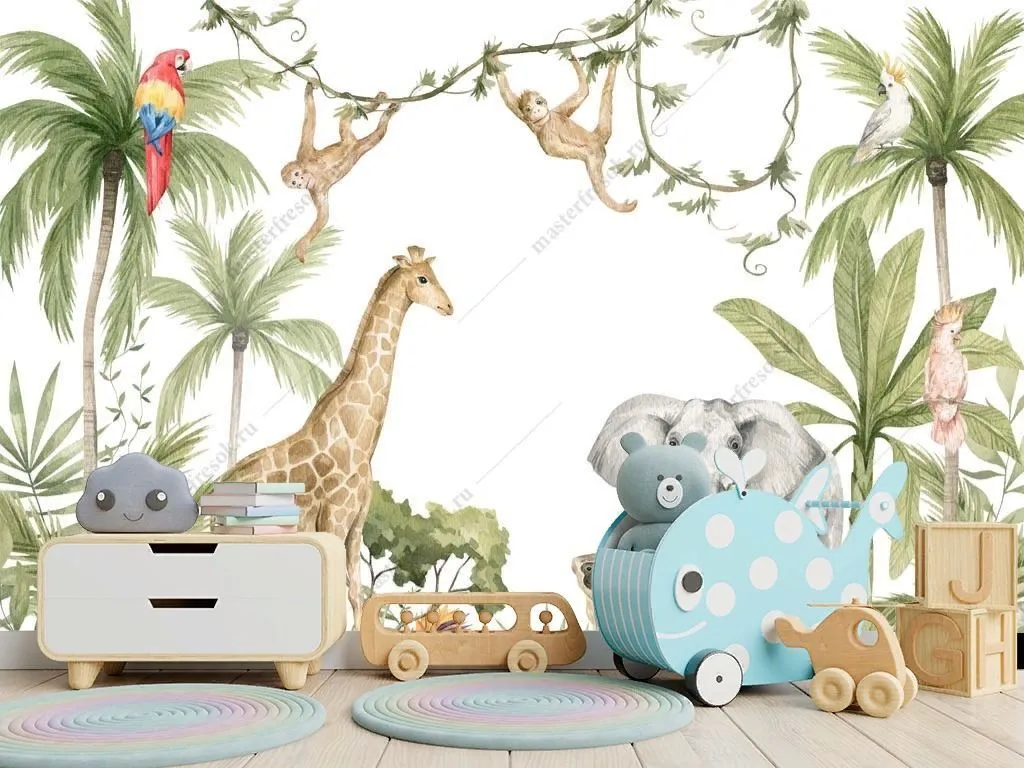 Фотообои Тропические животные  14-594