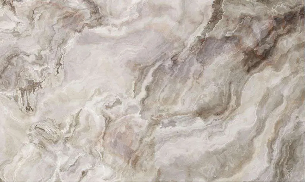 Фотообои в интерьере мрамор белый оникс  9-1063 фото