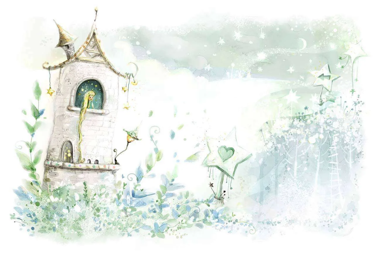 Фотообои в интерьере рапунцель в замке  12-285 фото