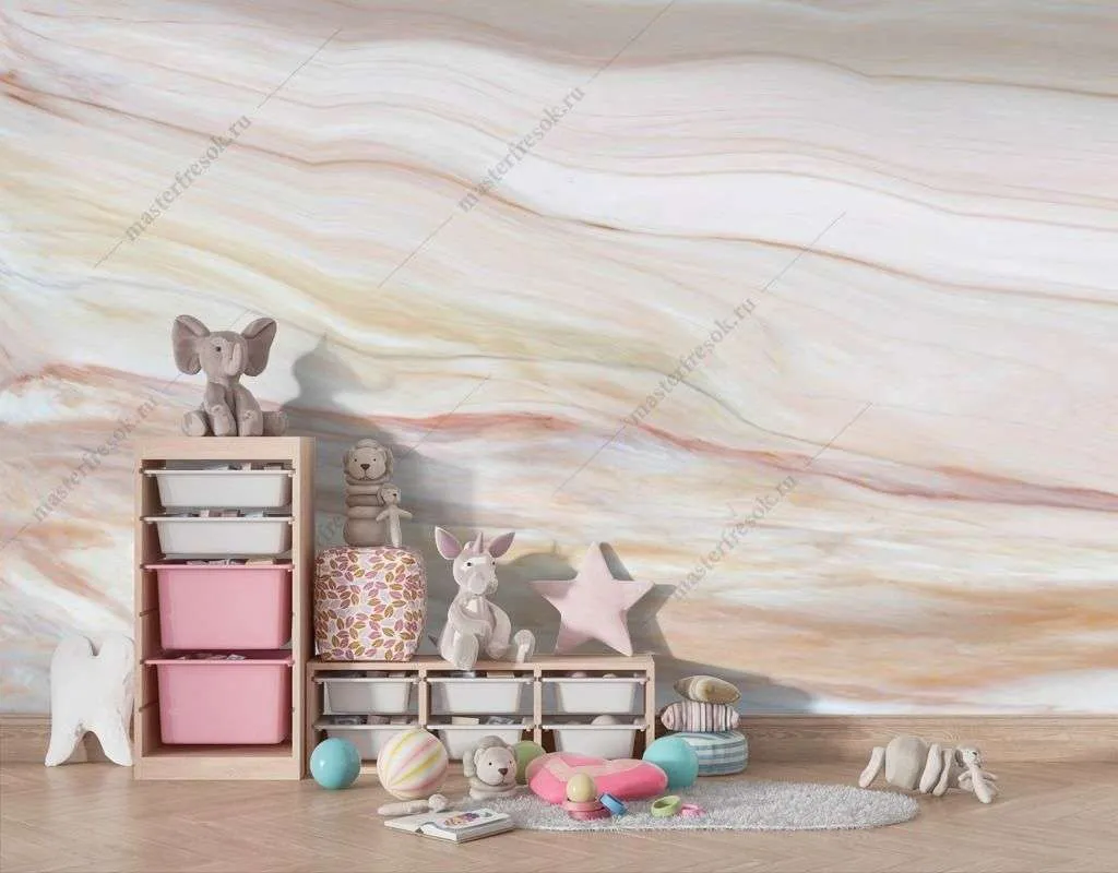 Фотообои в интерьере светлый мраморный фон  9-1537 фото